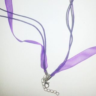 Snur organza si ata cerata cu inchizatoare